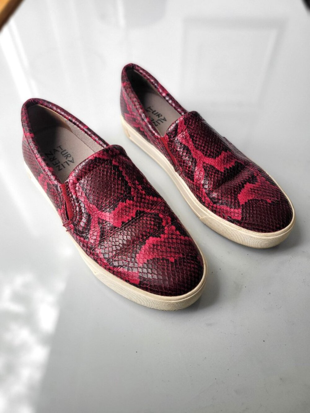 Naturalizer Aileen Sneakers Plum Rouge Size 8.5